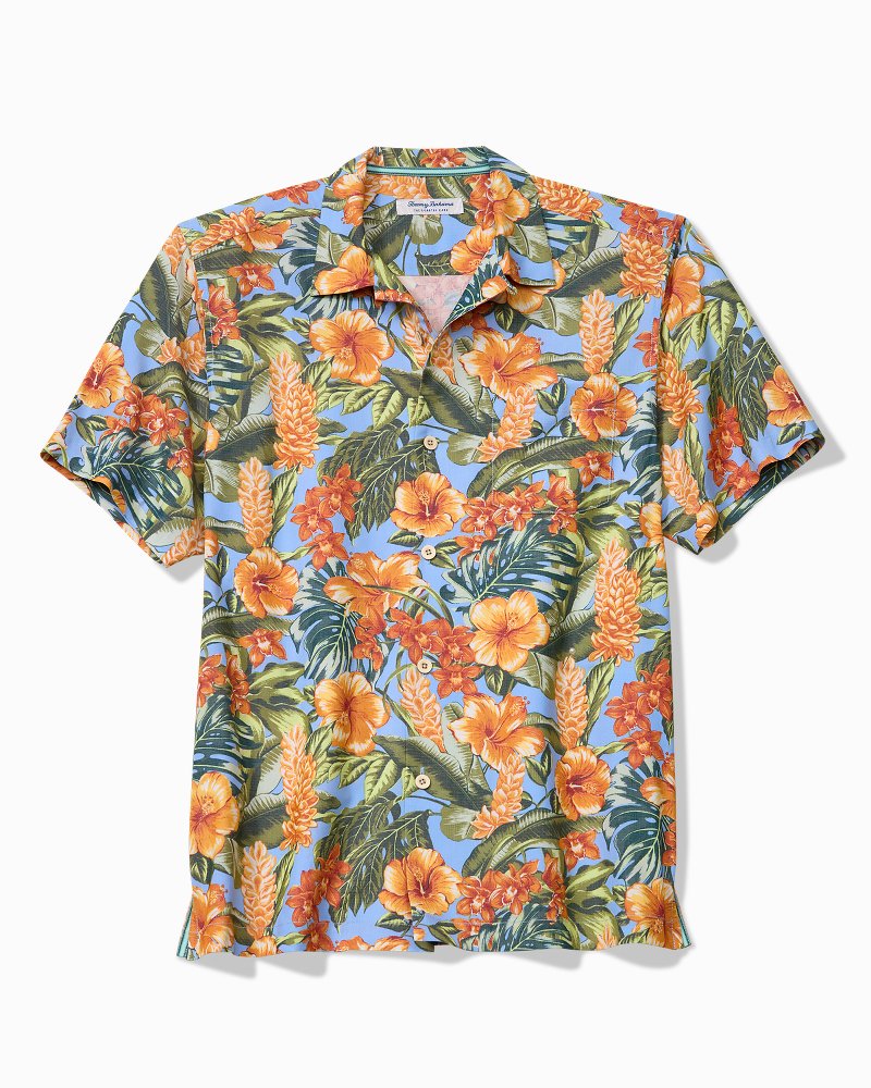 Big & Tall Coastal Ease Golden Gardens IslandZone Camp Shirt