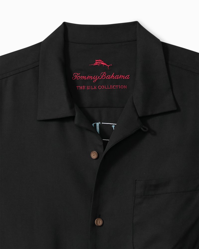 Big & Tall Sailor's Swirl Silk Camp Shirt thumbnail 3
