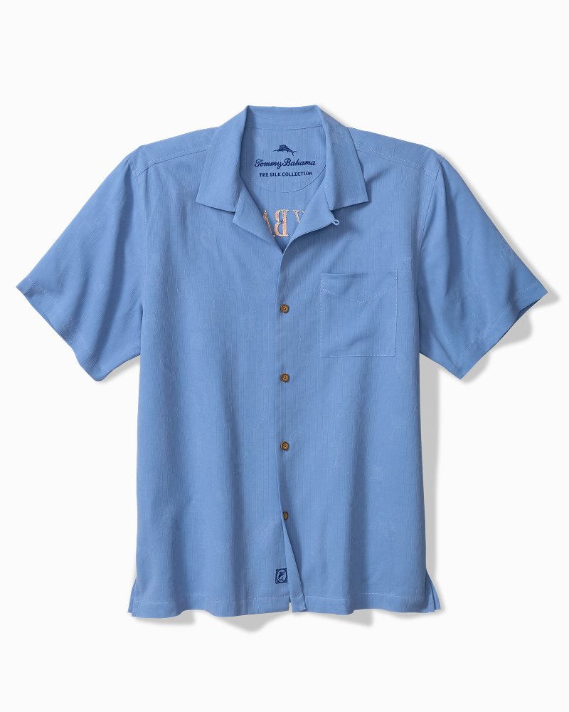 Big & Tall Hangin' With the Guys Silk Camp Shirt
