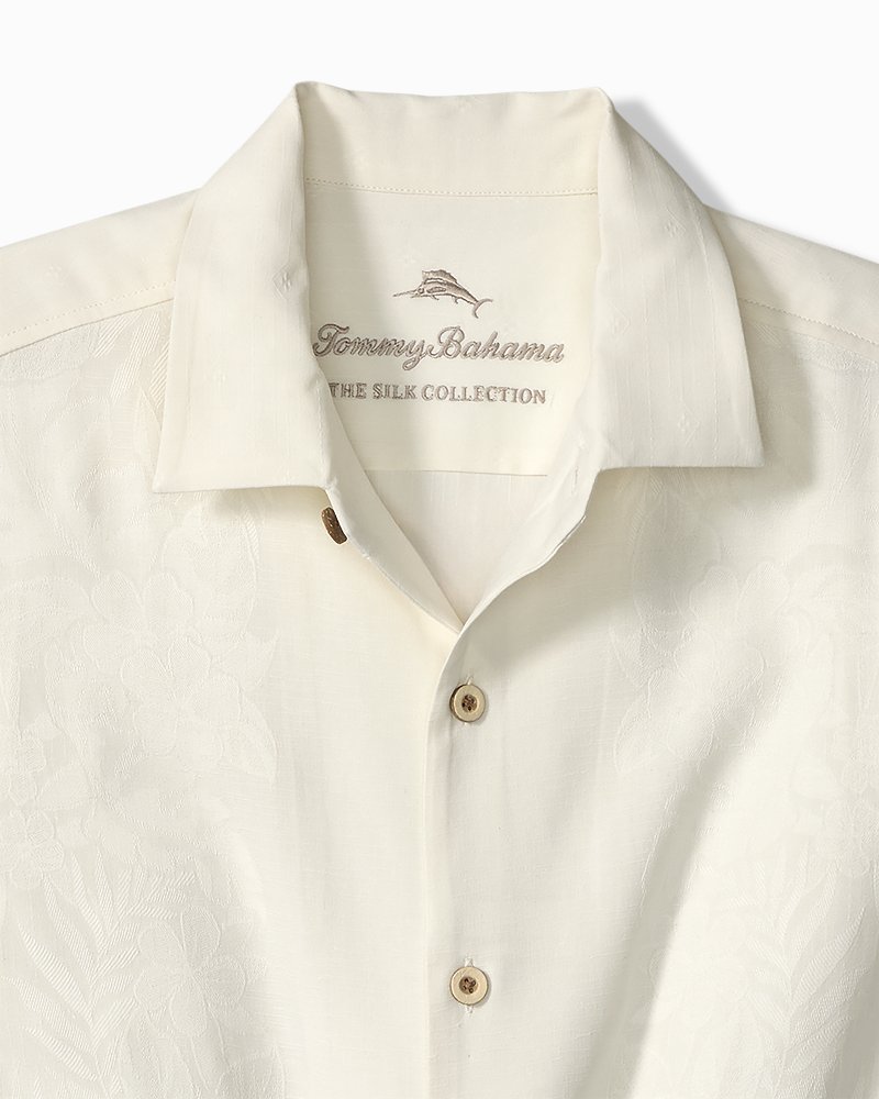 Big & Tall Kona Luxe Border Silk Camp Shirt thumbnail 2