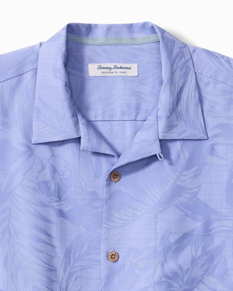 Big & Tall Coastal Ease Botanic Loom IslandZone Camp Shirt