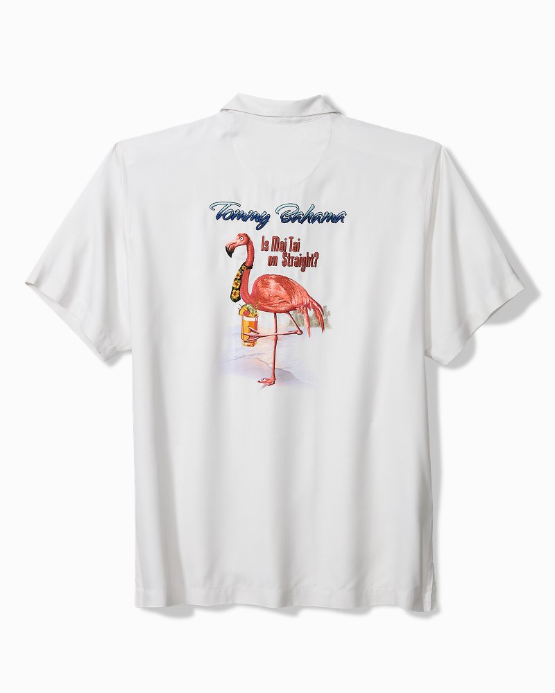 Big & Tall Is Mai Tai On Straight Silk Camp Shirt