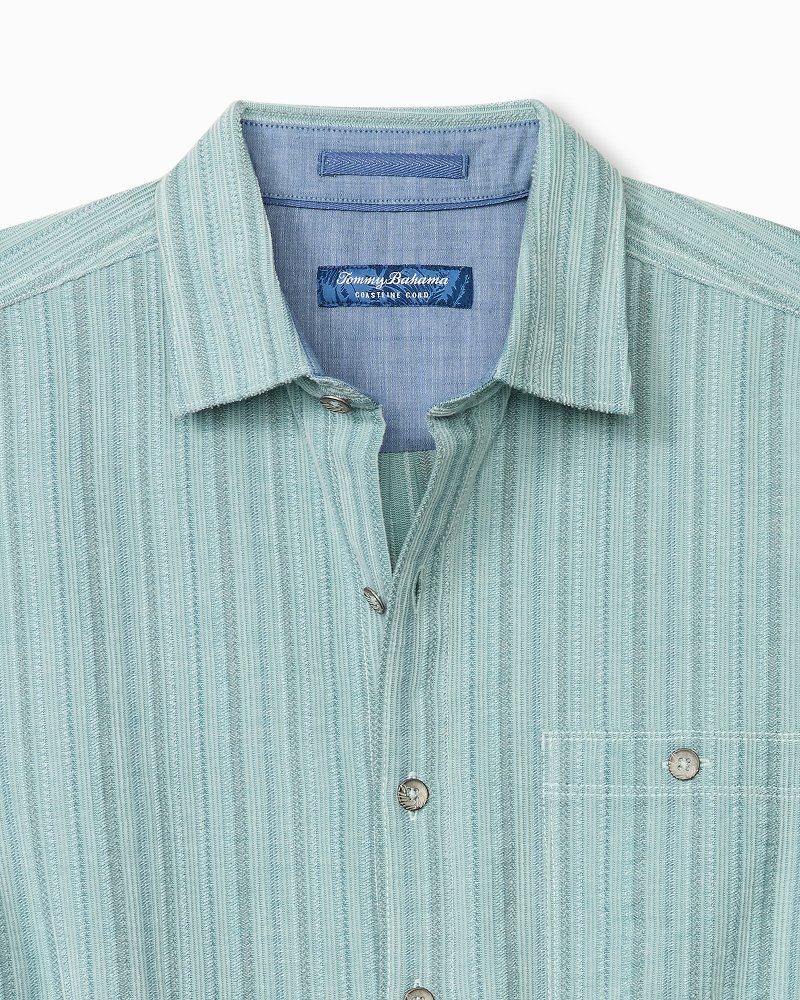 Big & Tall Coastline Cord Montecito Stripe Shirt