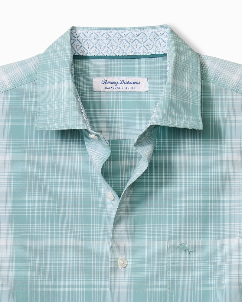 Big & Tall Sarasota Stretch La Cumbre Plaid IslandZone Shirt