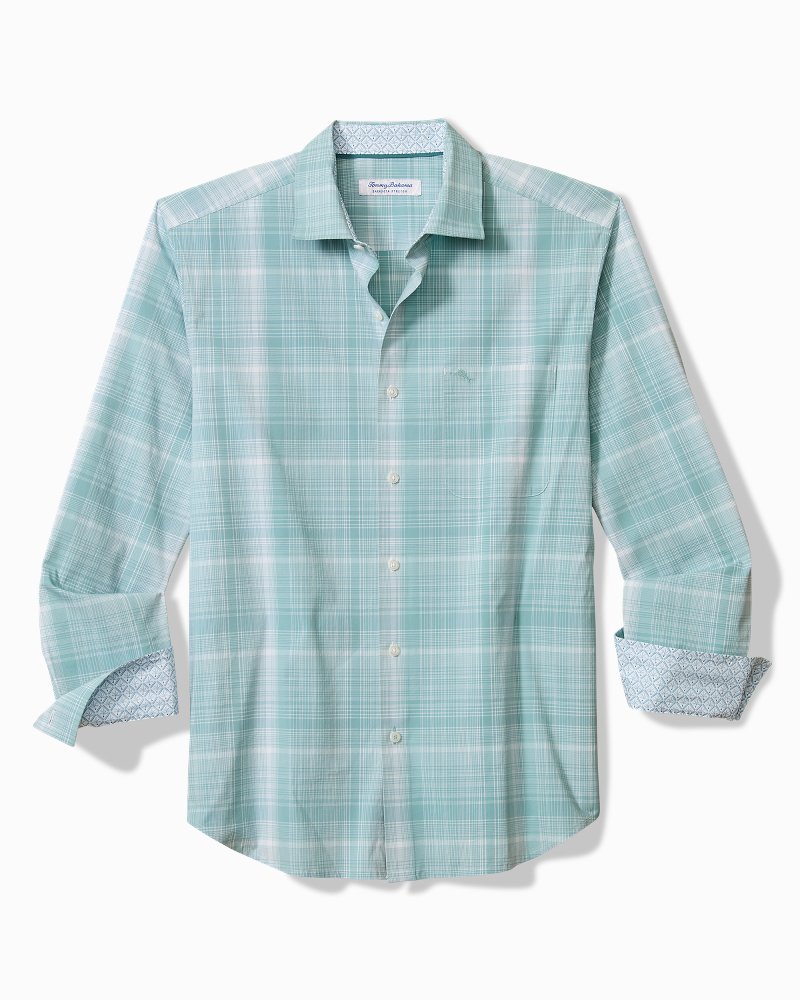 Big & Tall Sarasota Stretch La Cumbre Plaid IslandZone Shirt