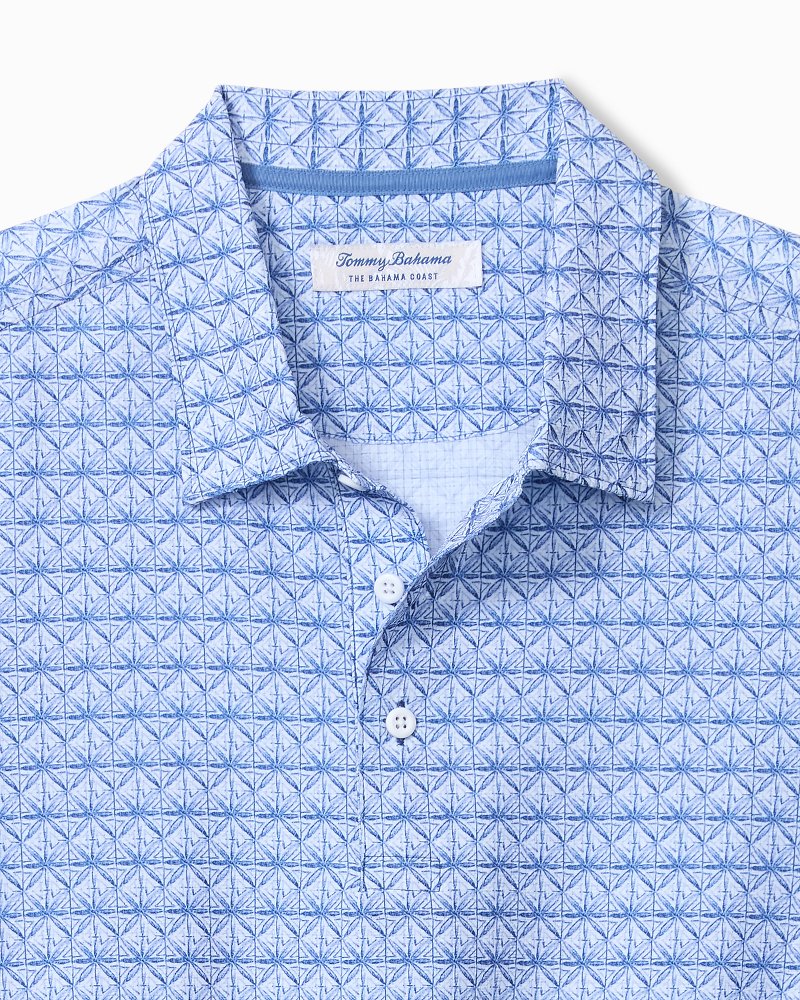 Big & Tall Bahama Coast Etched Geo IslandZone Polo