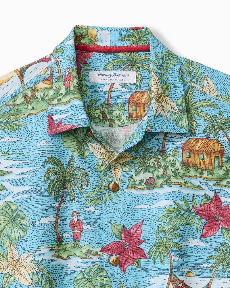 Big & Tall Coastal Ease Santa Luau IslandZone Camp Shirt
