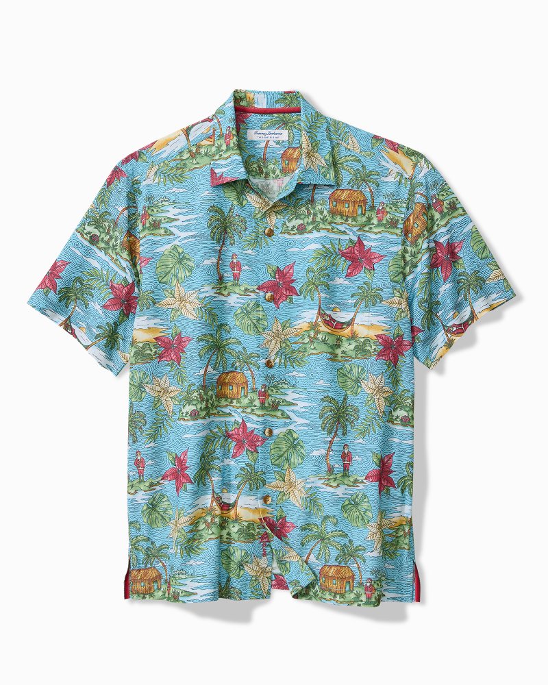 Big & Tall Coastal Ease Santa Luau IslandZone Camp Shirt