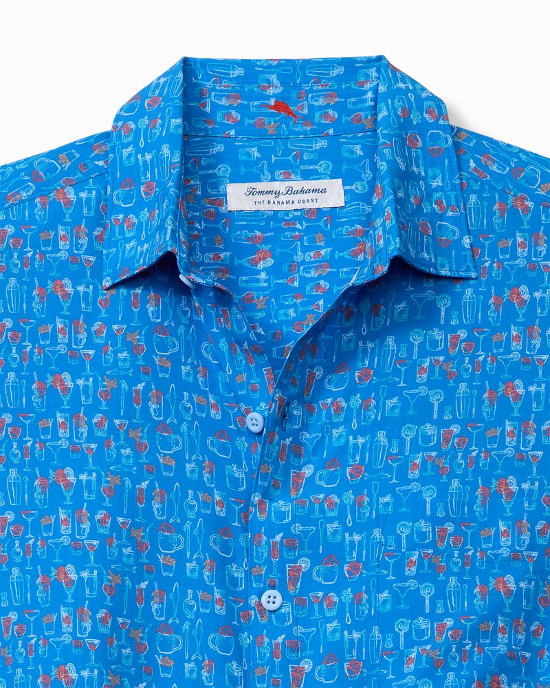 Big & Tall Bahama Coast Martini Time IslandZone Shirt