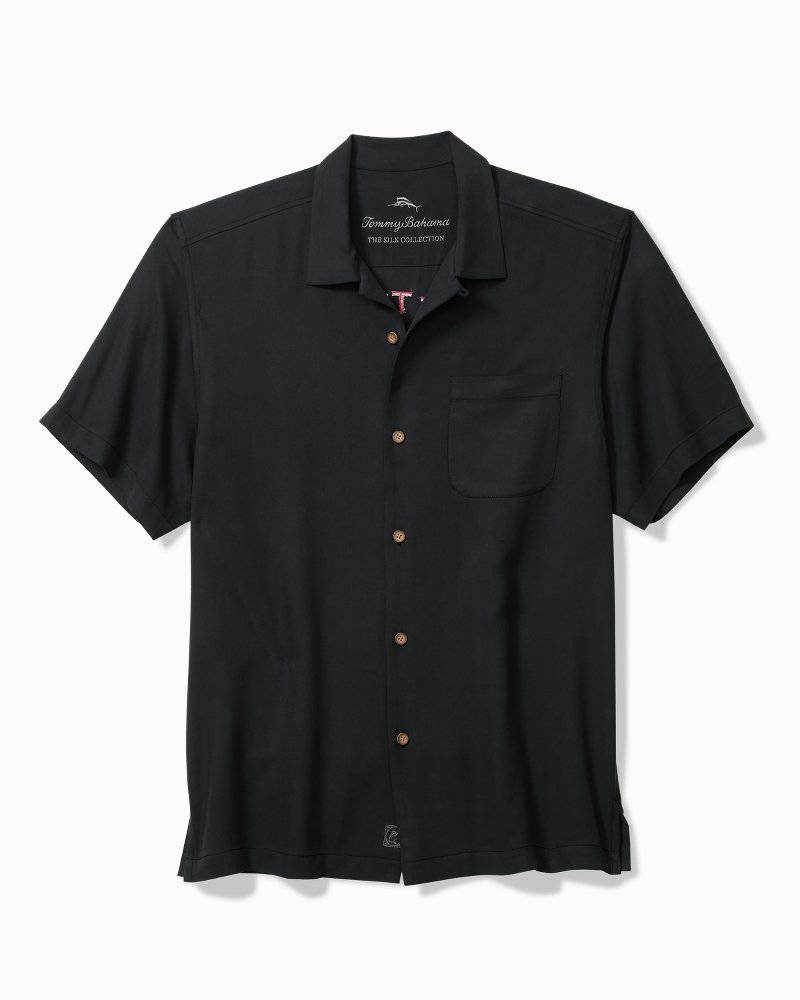 Big & Tall My Wine Tasting Silk Camp Shirt