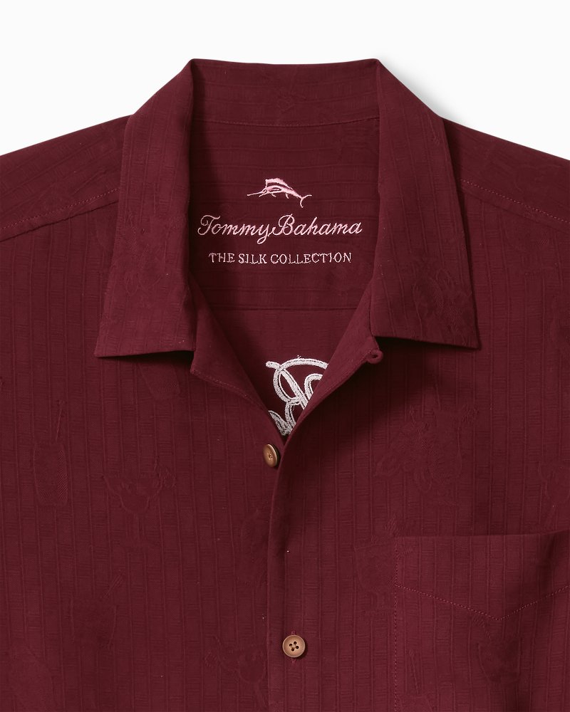 Big & Tall Life Is Full of Hard Choices Silk Camp Shirt