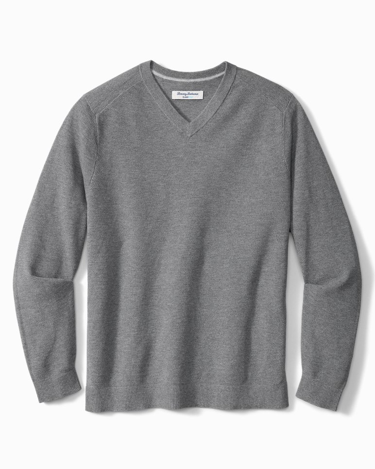 Big & Tall Coolside IslandZone® V-Neck Sweater