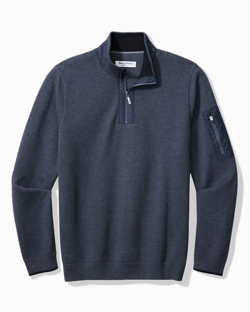 Big & Tall IslandZone® Coolside Active Half-Zip Sweater