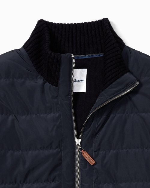 Big & Tall Lakeport Hybrid Full-Zip Sweater Jacket