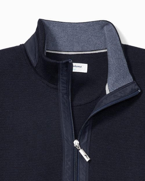 Big & Tall Coolside IslandZone® Full-Zip Sweater