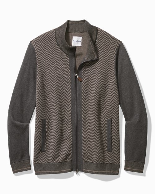 Big & Tall Stone Town Full-Zip Sweater Jacket