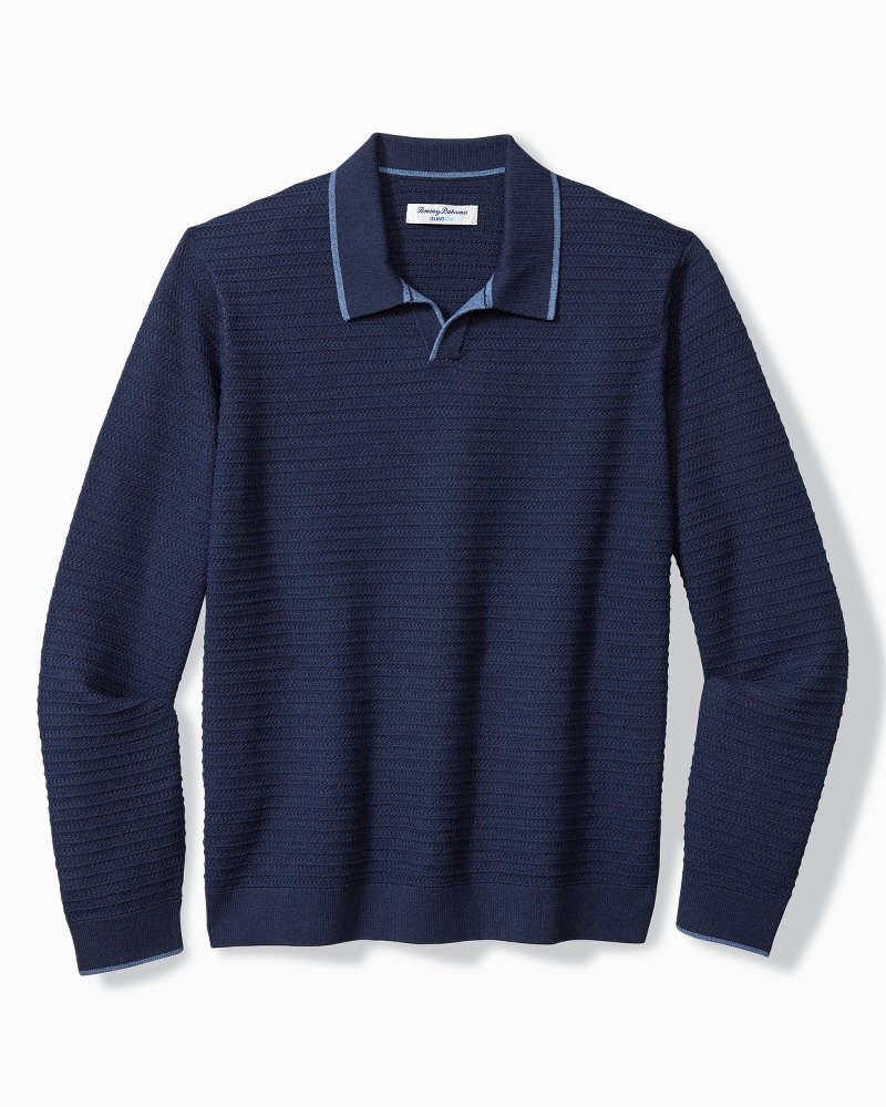 Big & Tall Coolside Harbor IslandZone® Sweater Polo