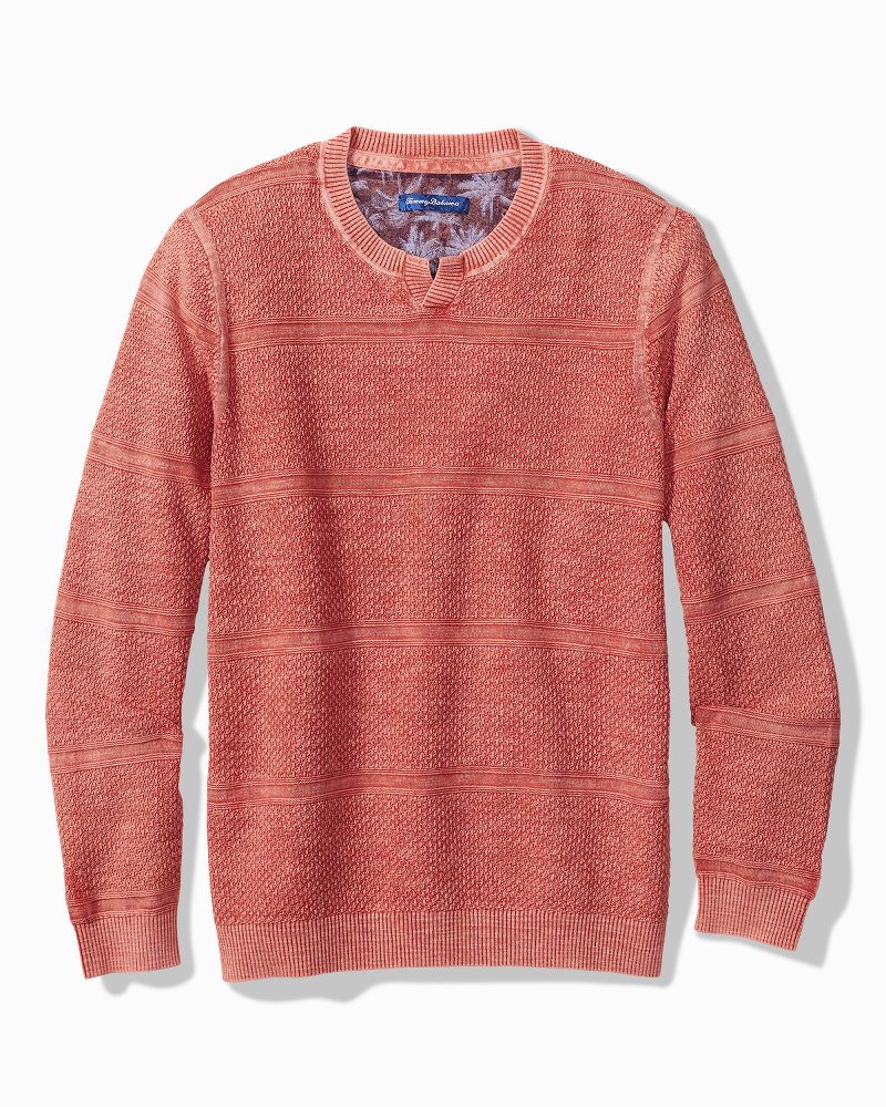 Big & Tall Saltwater Textured Abaco Sweater