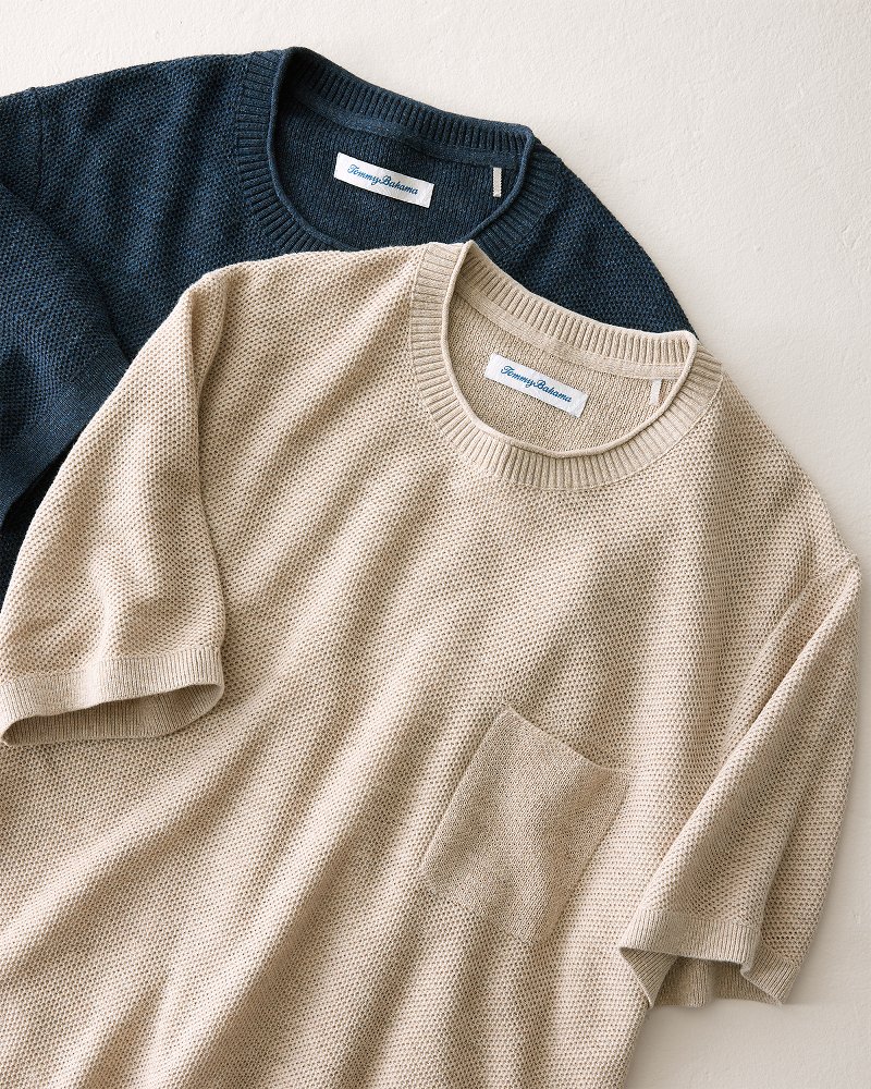 Big & Tall Salthill Pocket Cotton-Blend Crew Sweater