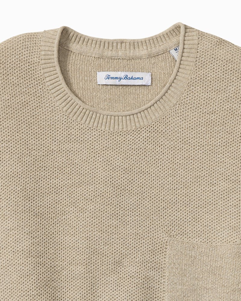Big & Tall Salthill Pocket Cotton-Blend Crew Sweater thumbnail 3