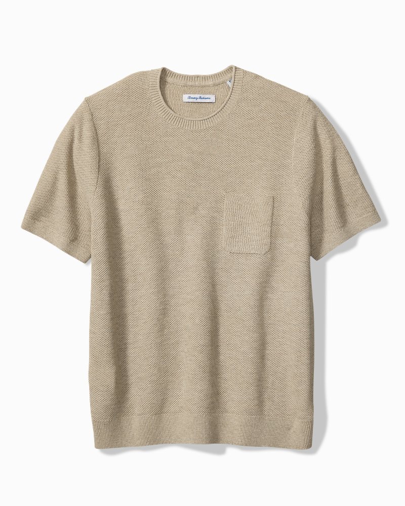 Big & Tall Salthill Pocket Cotton-Blend Crew Sweater