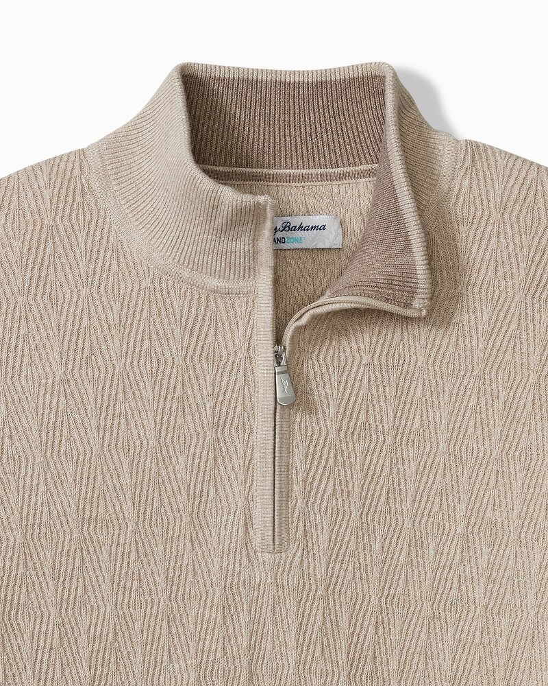 Big & Tall Coolside Madeira IslandZone Half-Zip