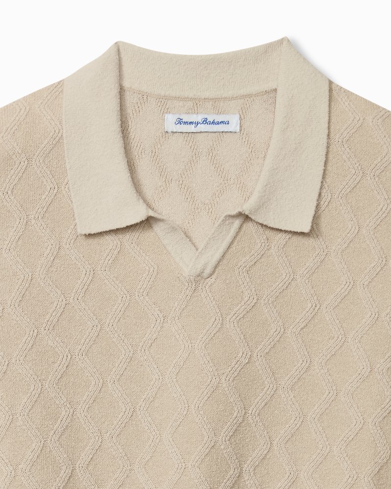 Big & Tall Ocean Waters Cotton-Blend Polo