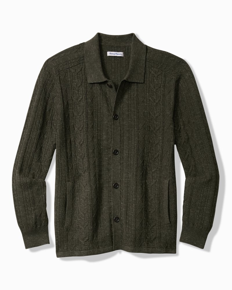 Big & Tall Canna Isles Cardigan