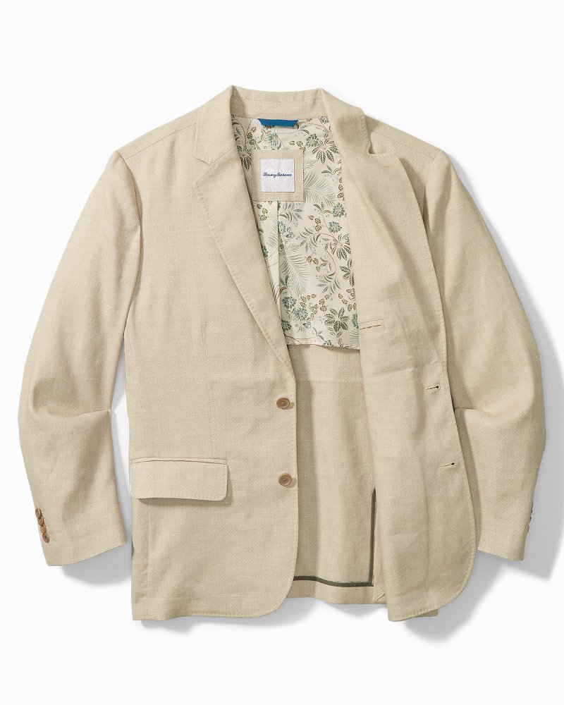 Thumbnail for Big & Tall Latigo Beach Linen-Blend Blazer
