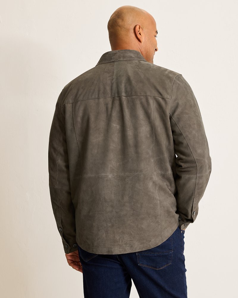 Thumbnail for Big & Tall Boulder Ridge Suede Shirt Jacket
