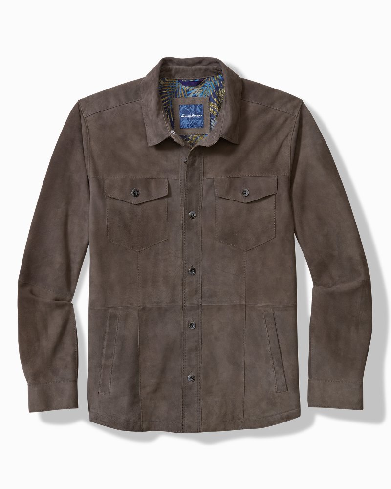 Big & Tall Boulder Ridge Suede Shirt Jacket