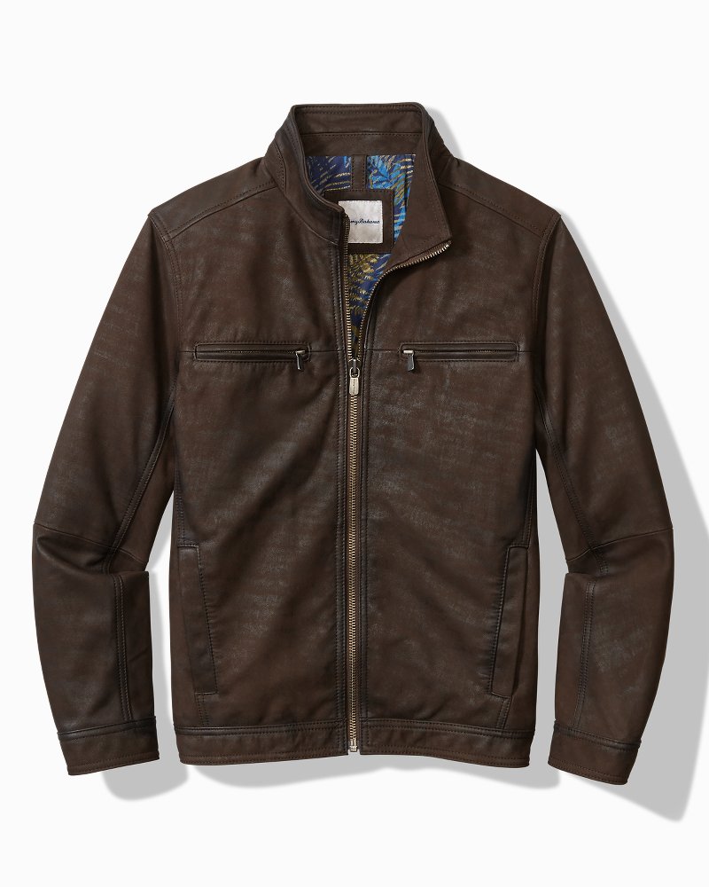 Big & Tall Highland Rocker Leather Jacket