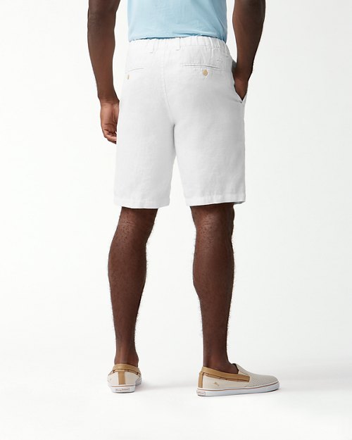 Big & Tall Linen The Good Life Elastic-Waist Shorts