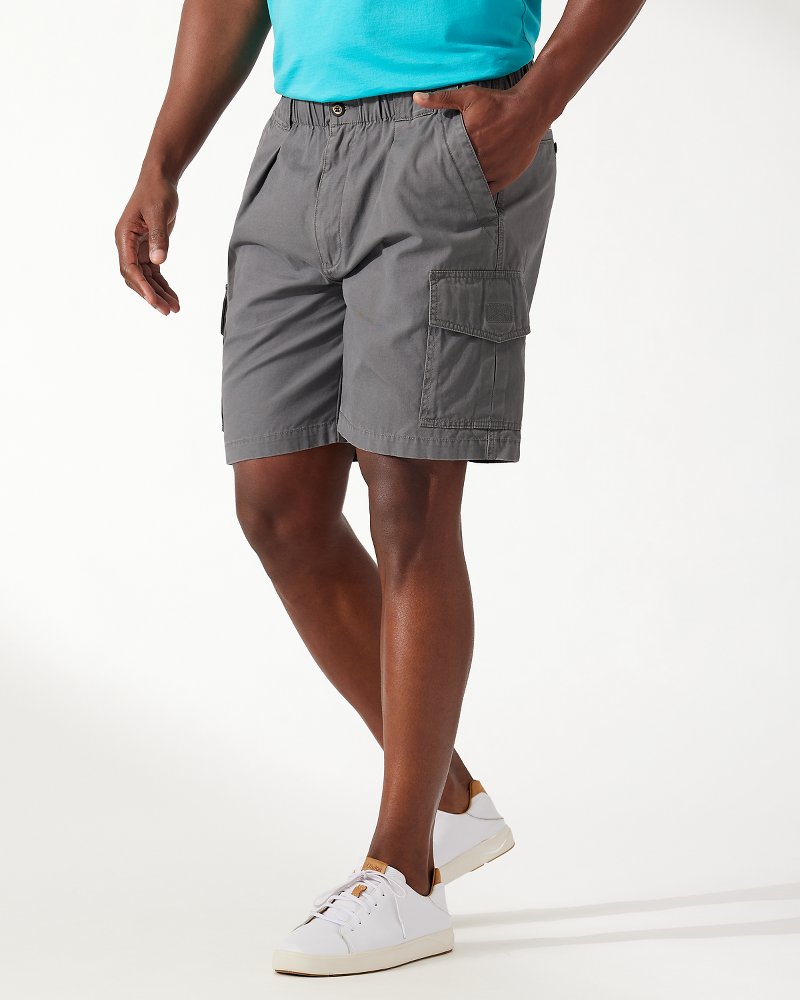 Big & Tall Bahama Survivor Elastic-Waist Cargo Shorts