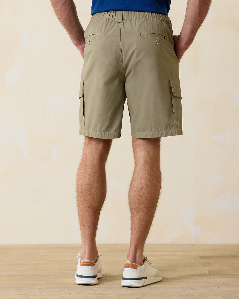 Big Tall Bahama Survivor Elastic Waist Cargo Shorts