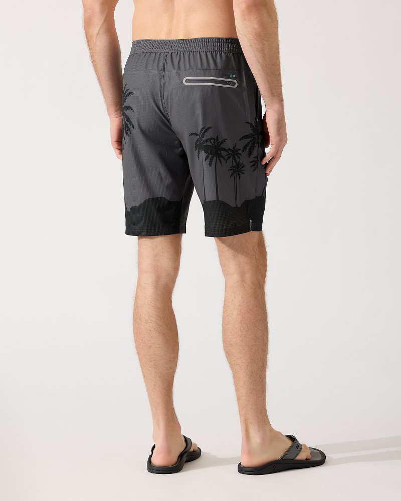 Big & Tall Monterey Coast Midnight IslandZone® Elastic-Waist Shorts