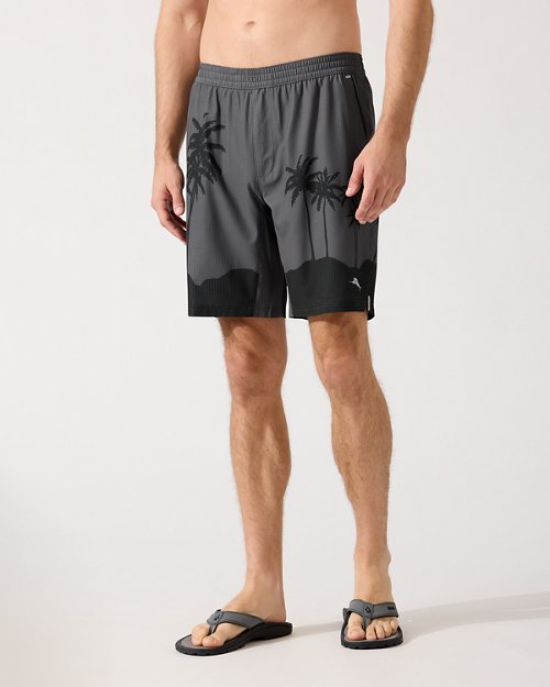 Big & Tall Monterey Coast Midnight IslandZone® Elastic-Waist Shorts