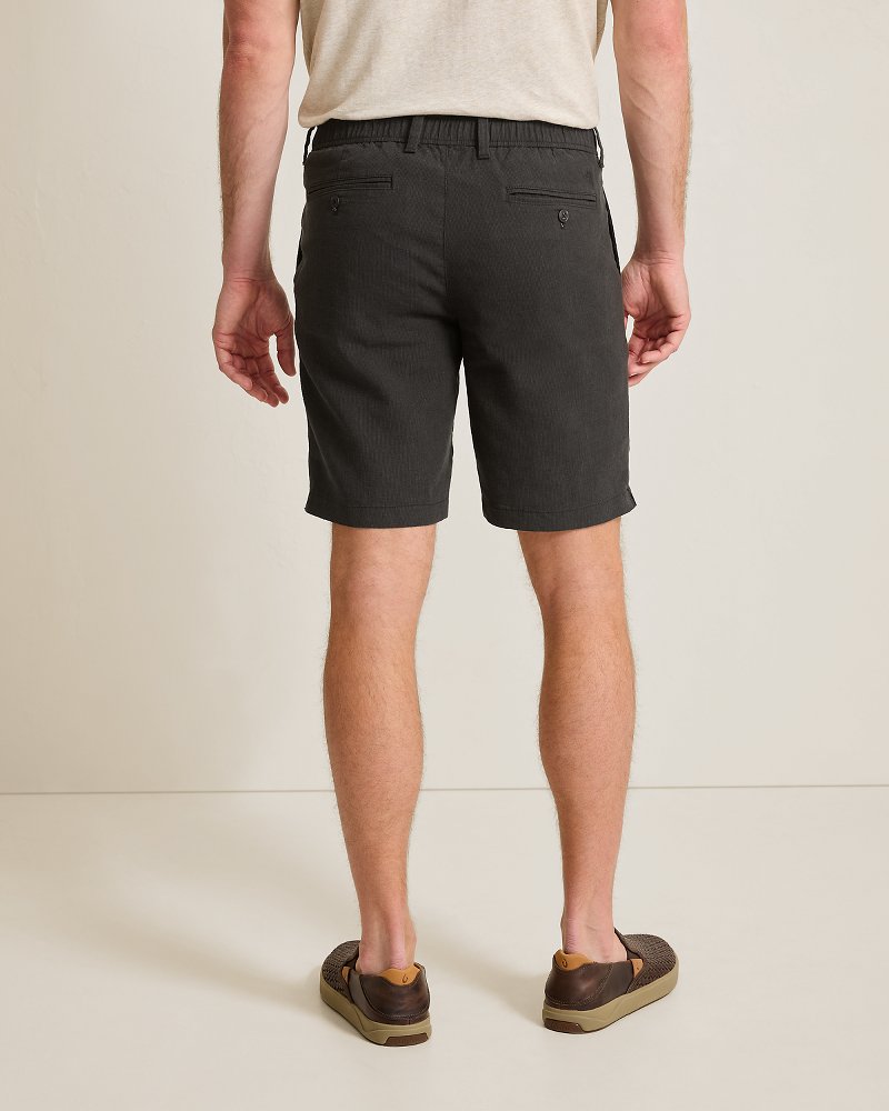 Big & Tall Isla Sands Stripe Stretch-Linen Shorts thumbnail 2