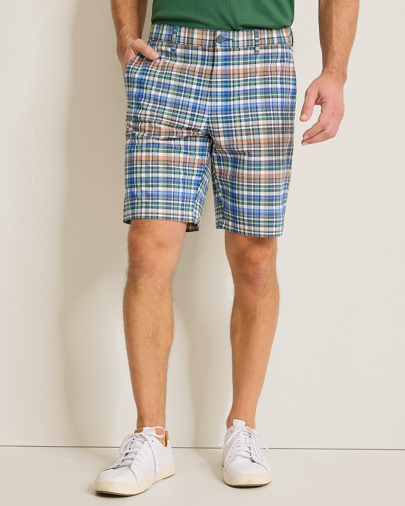 Big & Tall Chip Shot Par-Tee Plaid IslandZone®  Shorts