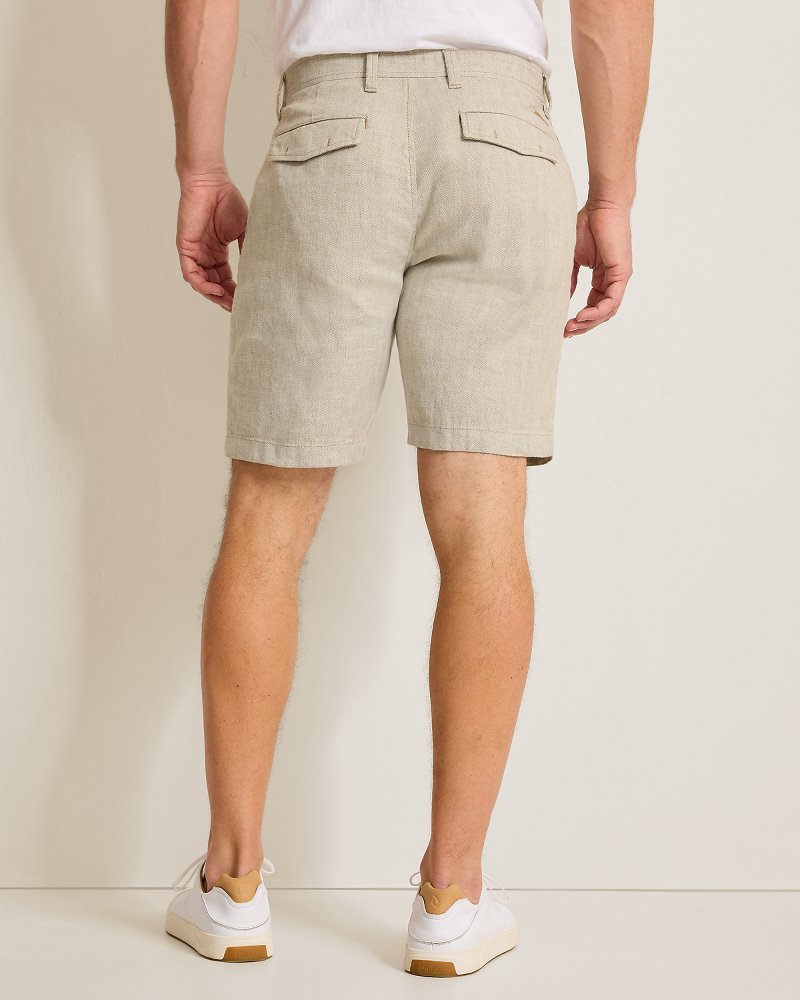 Big & Tall Beach Coast Stretch-Linen Shorts