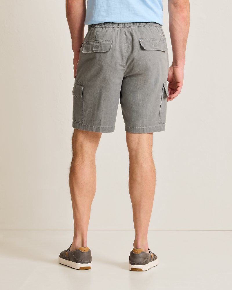 Big & Tall Linen In Paradise Cargo Shorts