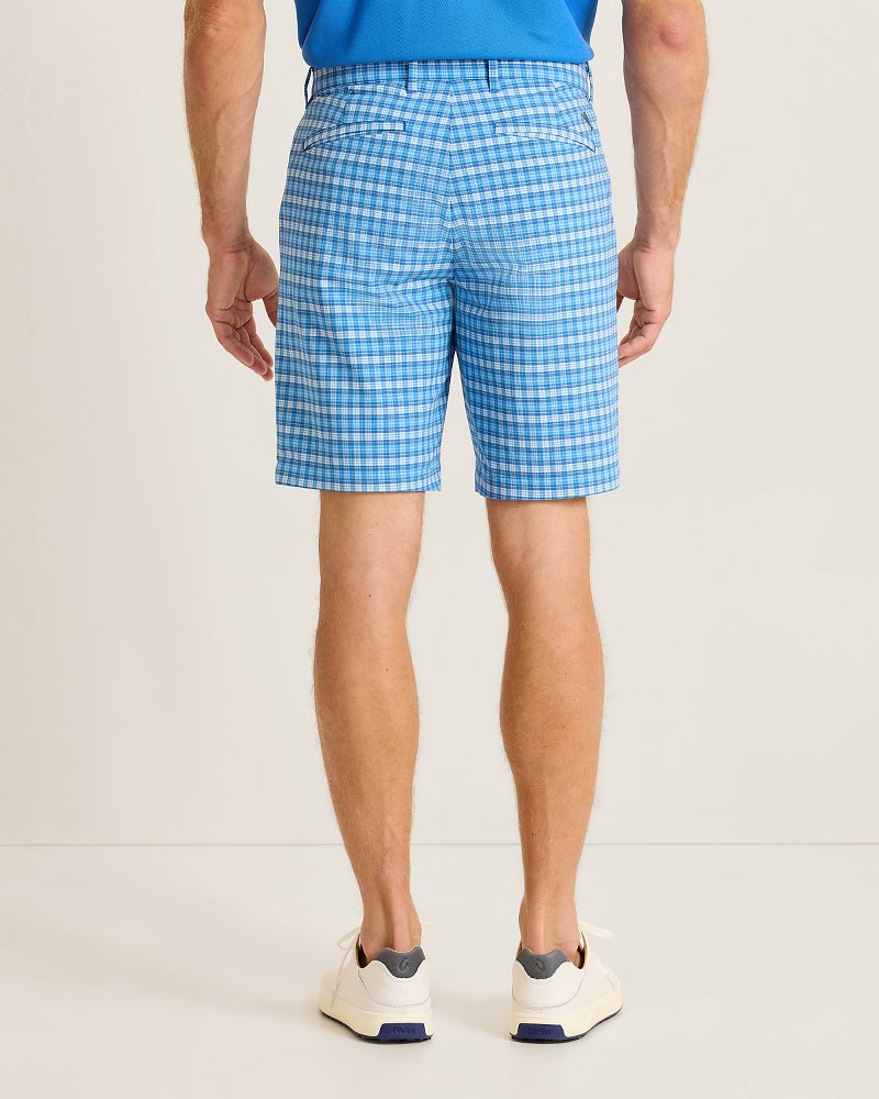Big & Tall Chip Shot Marina Check IslandZone Shorts