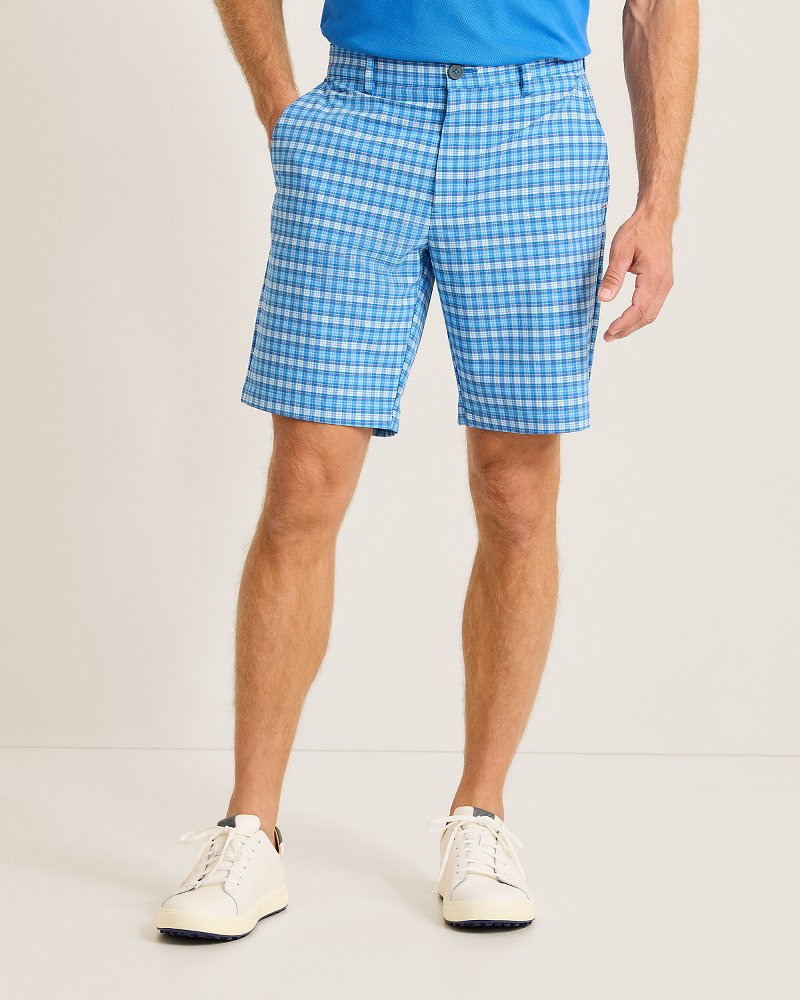 Big & Tall Chip Shot Marina Check IslandZone Shorts
