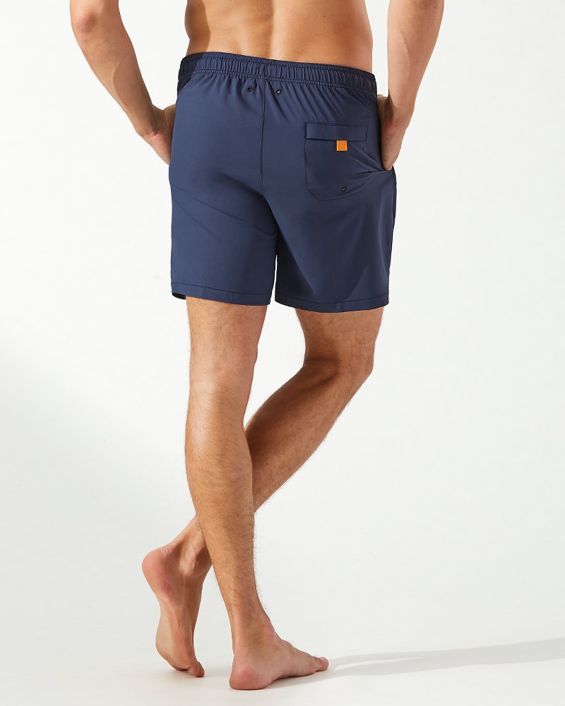 Thumbnail for Big & Tall Naples Shore Swim Trunks