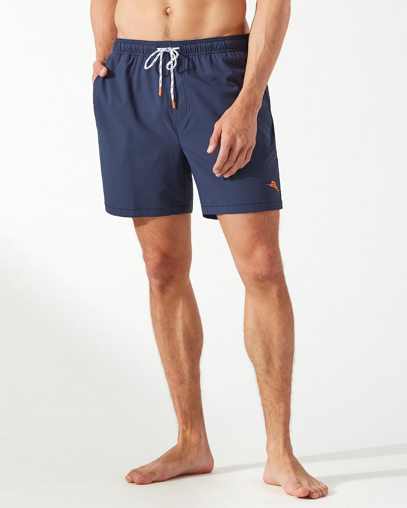 Thumbnail for Big & Tall Naples Shore Swim Trunks