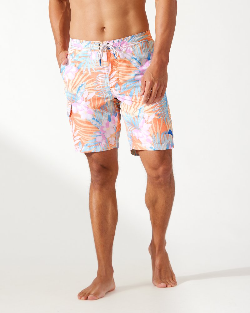 Thumbnail for Big & Tall Baja Jungle Royale Board Shorts