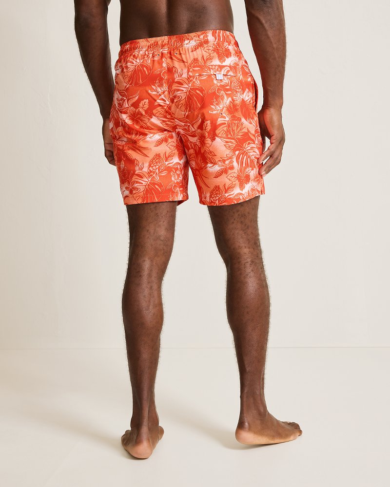 Big & Tall Naples Ocean Escape Swim Trunks