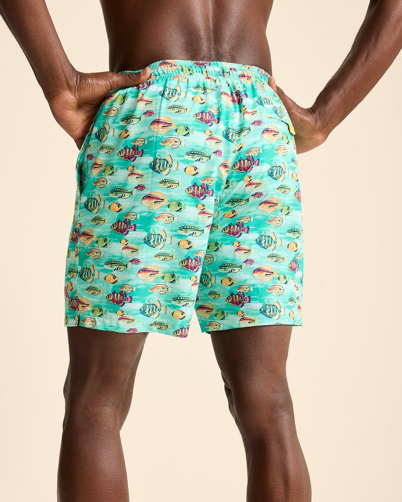 Big & Tall Naples Fintastic Swim Trunks