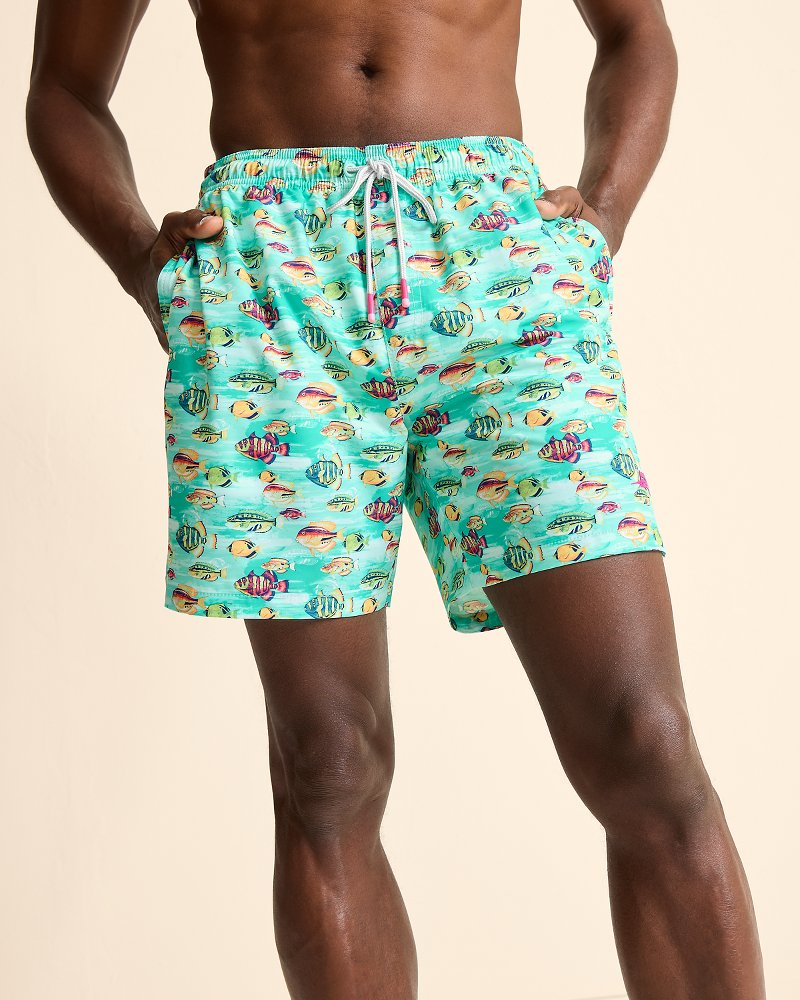 Big & Tall Naples Fintastic Swim Trunks