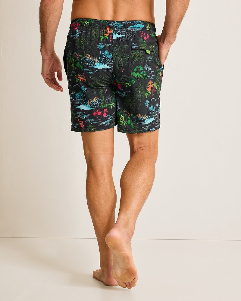 Big & Tall Naples Neon Shores Swim Trunks